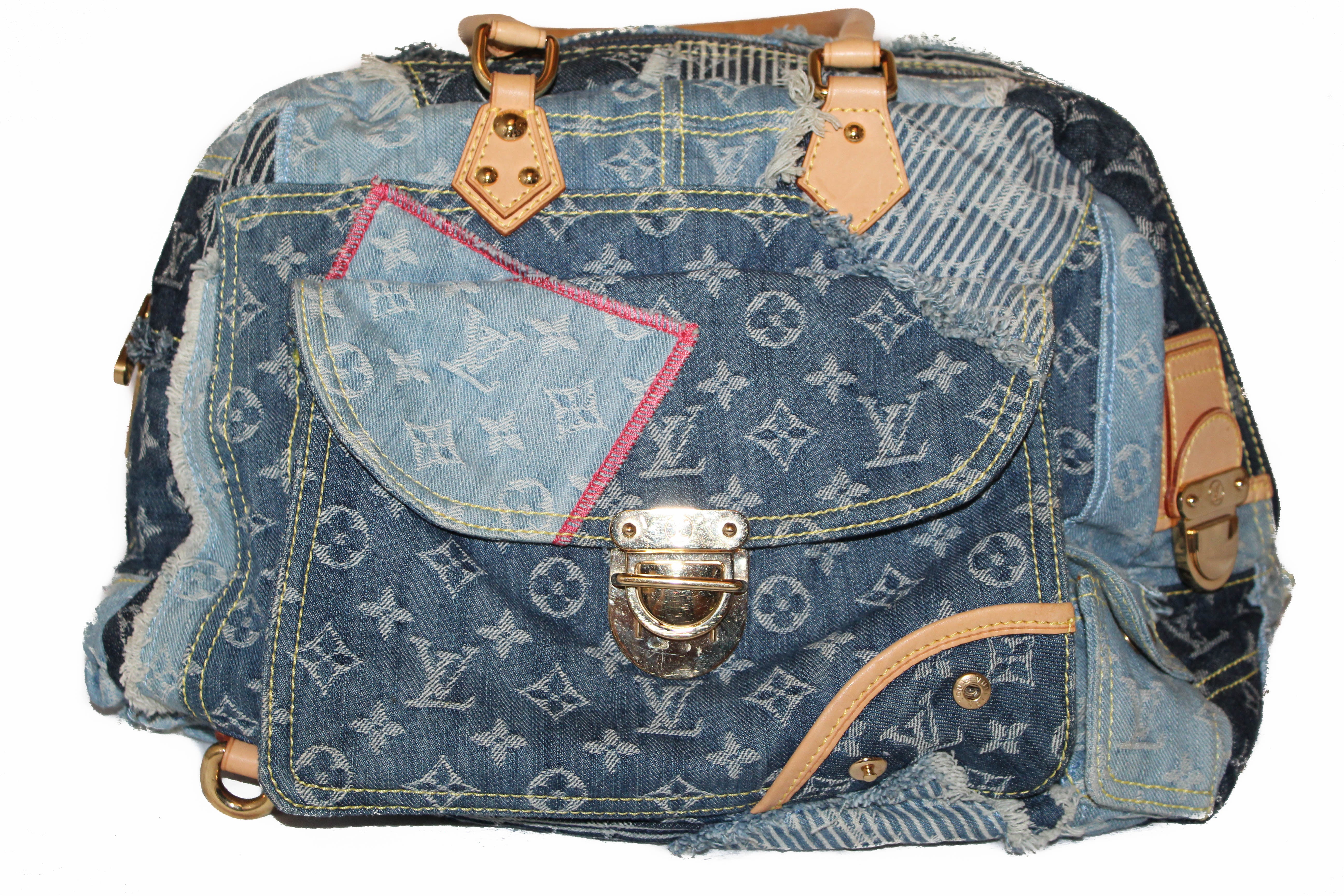 Louis Vuitton Denim Patchwork On the Go GM | Consign of the Times ™